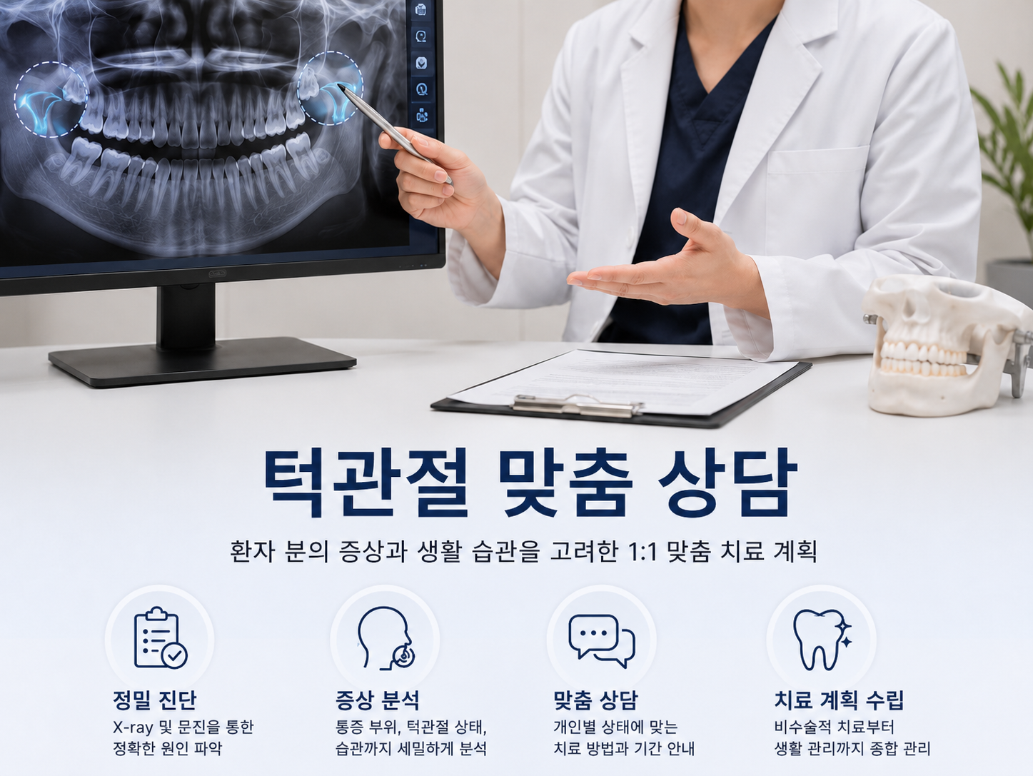 턱관절 맞춤 상담 이미지